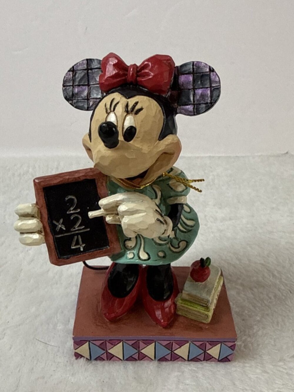 Disney Traditions Minnie Mouse Top Of The Class Teacher #4031470 Jim Shore